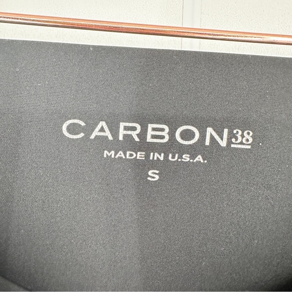 Carbon38 Leggings Womens Small Black Solid Neutral Athleisure Active Wear - Picture 5 of 11